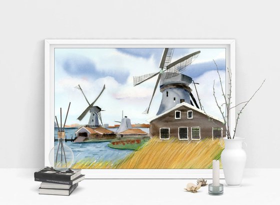 Holland windmills