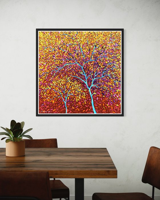 Colourful tree