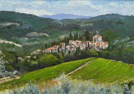 Tuscan Hill Top village