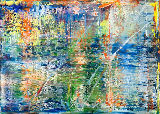 50x70 cm Original abstract painting canvas oil artwork modern art