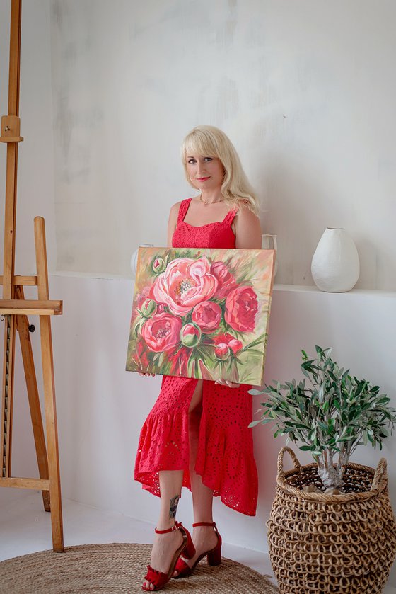 “Red flowers”