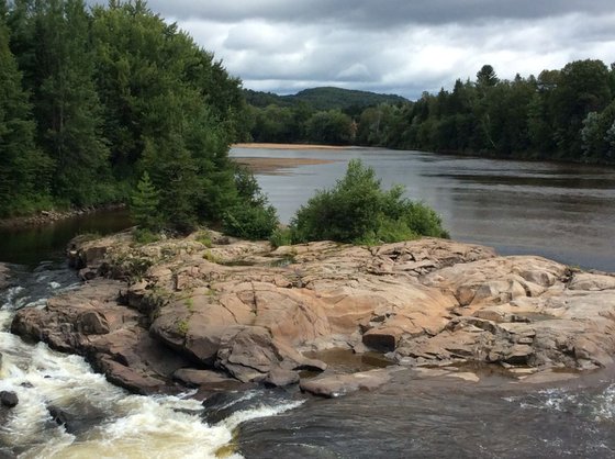 Waterfalls in Brebeuf, Quebec