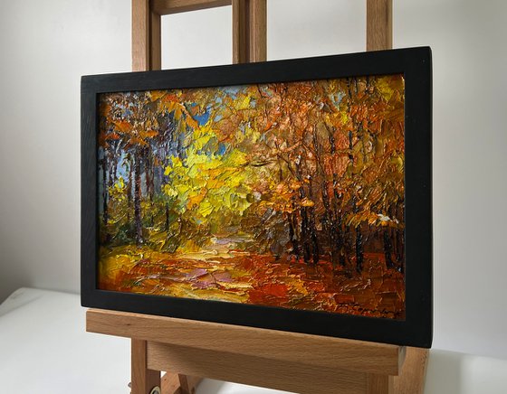 Golden Autumn Forest