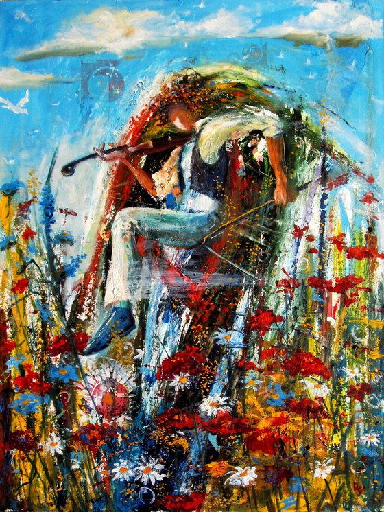 Colorful Emotions of Musician