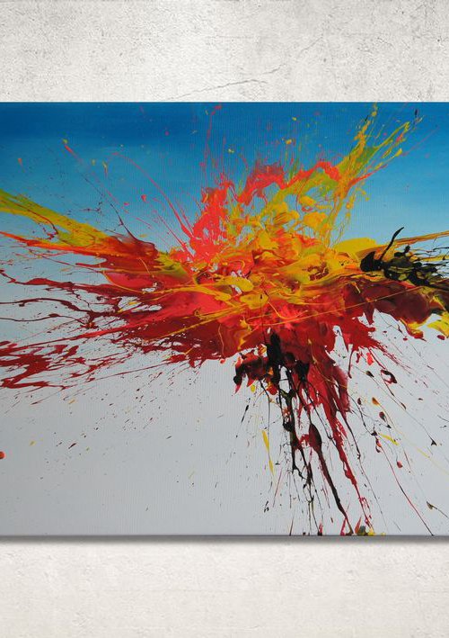 Burst Into Flames by Ansgar Dressler