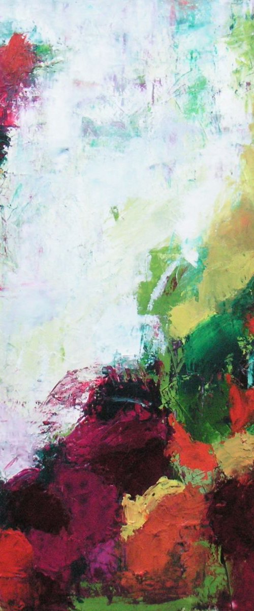 Floral Chorus - Large painting by Angela  Dierks
