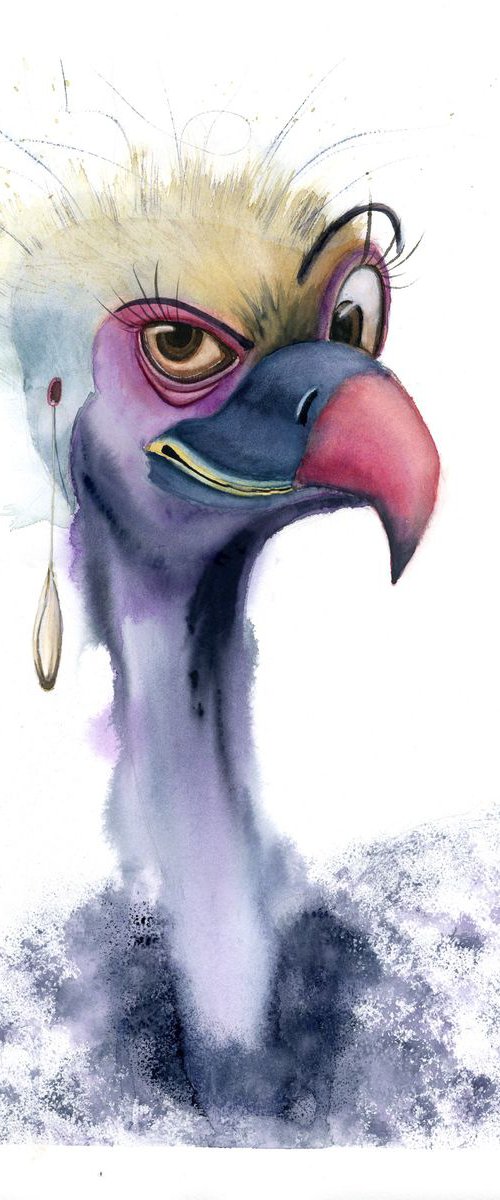 Whimsical Vulture by Olga Tchefranov (Shefranov)