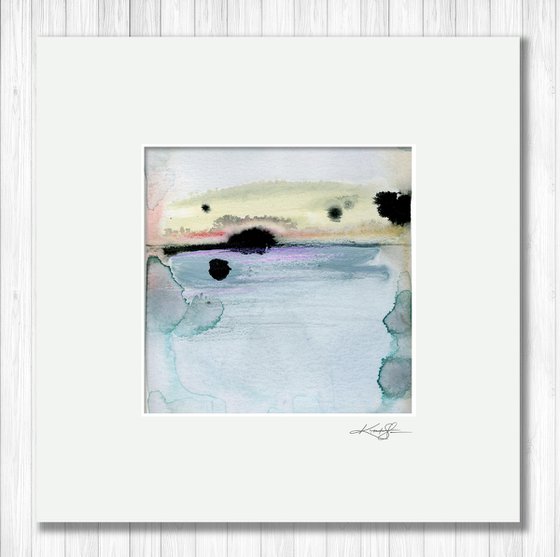 Tranquil Dreams 10 - Abstract Landscape/Seascape Painting by Kathy Morton Stanion