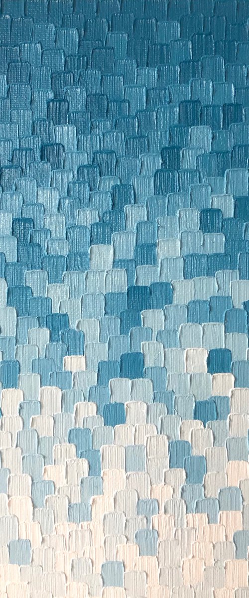 Cerulean Fade by Meredith B.  Studios