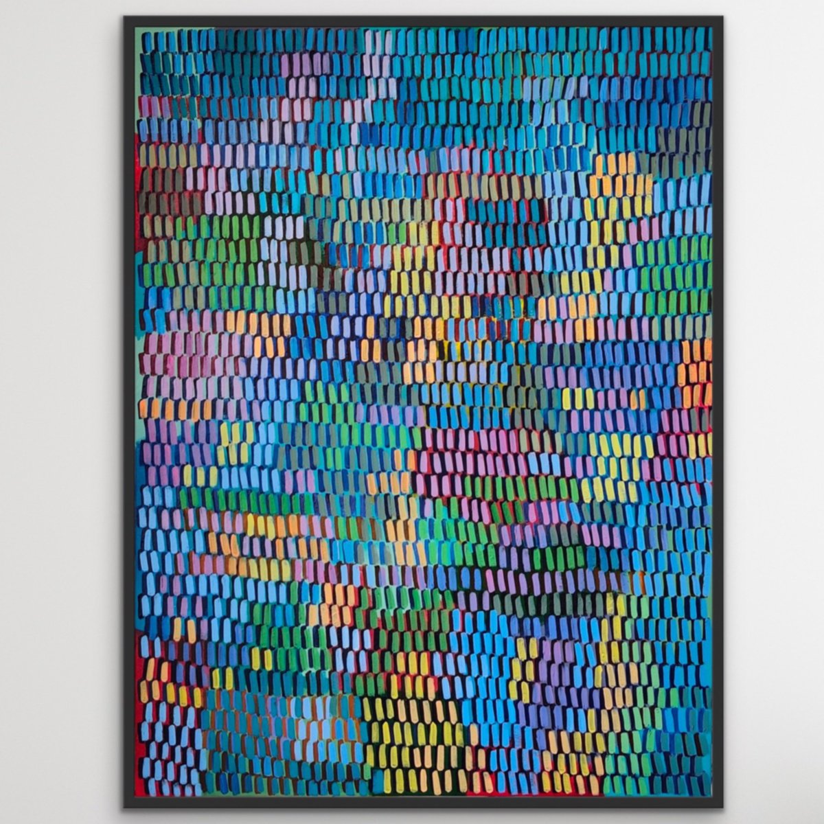 Expressive Abstract Acrylic Painting By Ketki Fadnis, 30 X 40", Solitude, Original Artwork