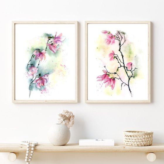 Magnolia Branch Set of 2