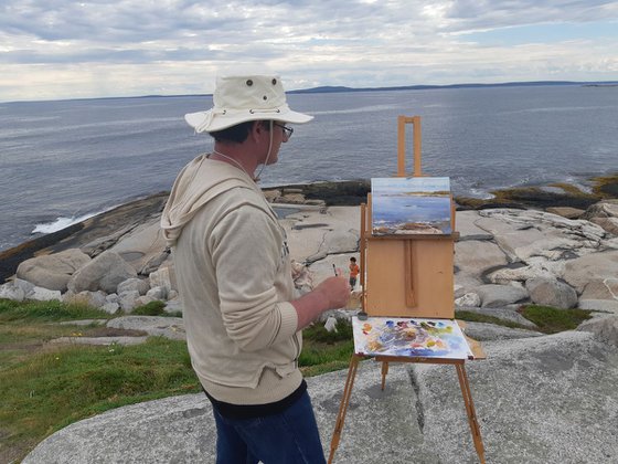 Plein air at the ocean 3