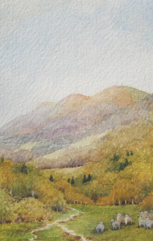 The Malvern Hills in Autumn. by Christopher Hughes