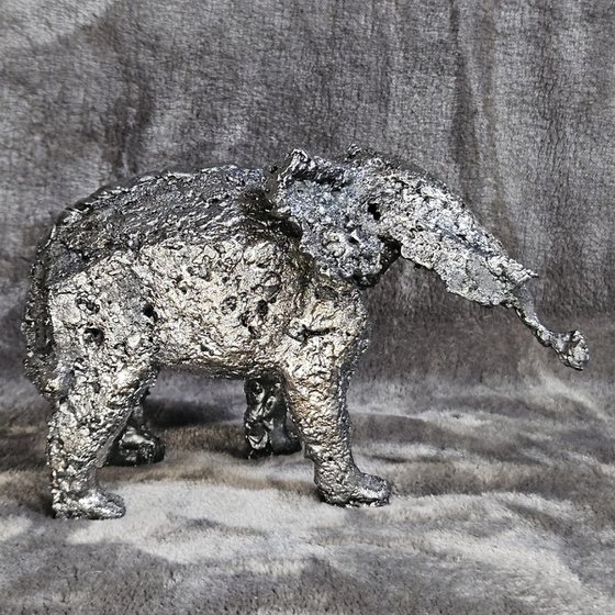 Steel Lace Sculpture – Elephant 50-19