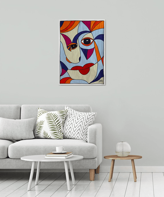 Color, Shape, Emotion 01... /  ORIGINAL ACRYLIC PAINTING