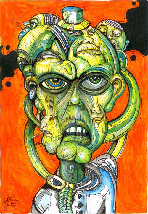 A Portrait of A Sick Man by Spencer Derry ART