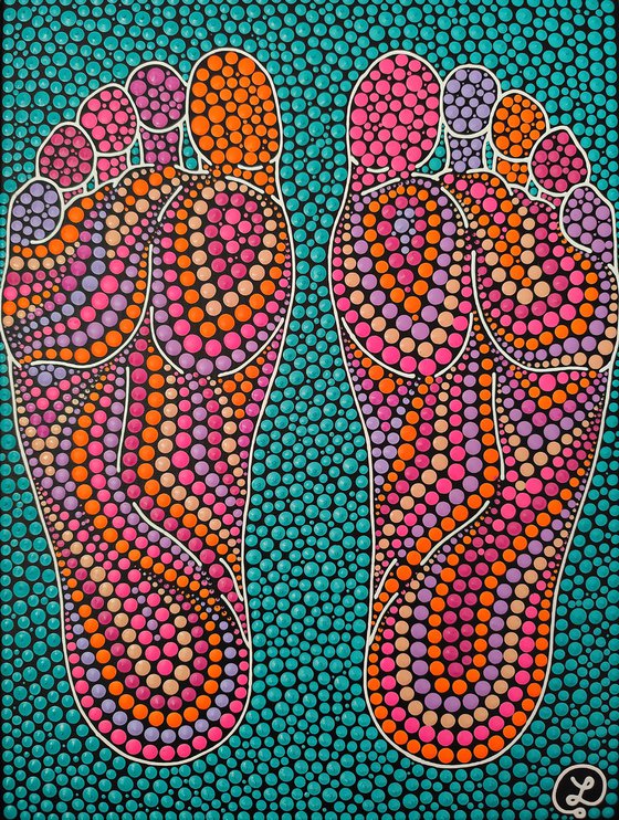 Psychedelic Footprints