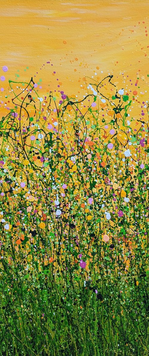 Tropical Crush Meadow #9 by Lucy Moore