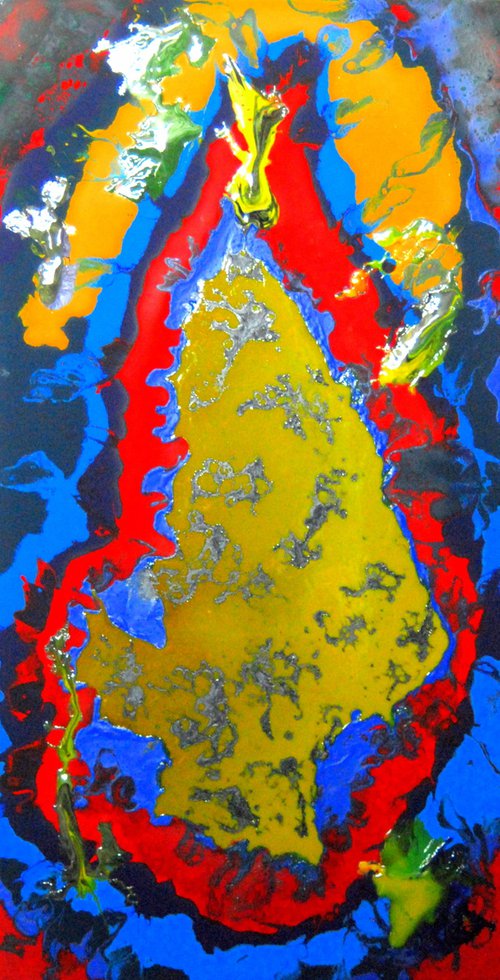 Abstract on MDF 51 (with epoxy) by Conrad  Bloemers