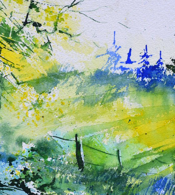 Light ina clearance-watercolor
