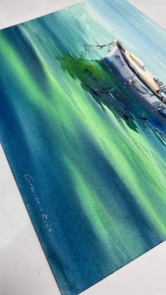 Boat in the Emerald Silence