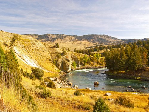 Yellowstone River, Wyoming by Alex Cassels