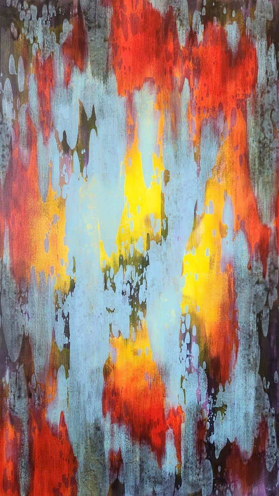 FLARE III - Contemporary Abstract Painting