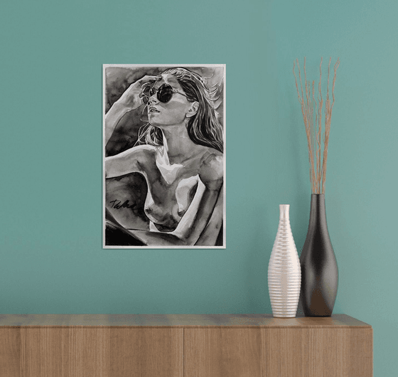 "Sultry day" / 30x45 cm