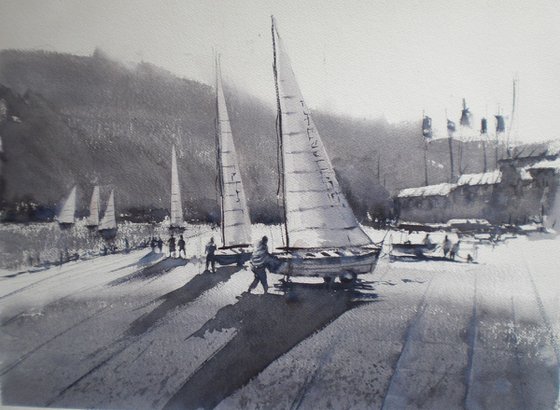 Garda lake - sailboats