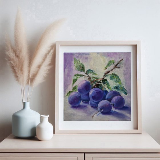 Plums Painting