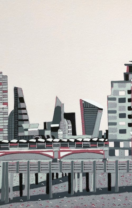 Oxo Tower Wharf by Nathalie Pymm Art