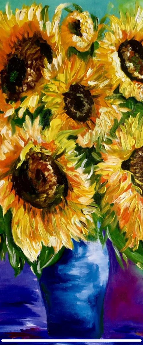 Sunflowers by Olga Koval
