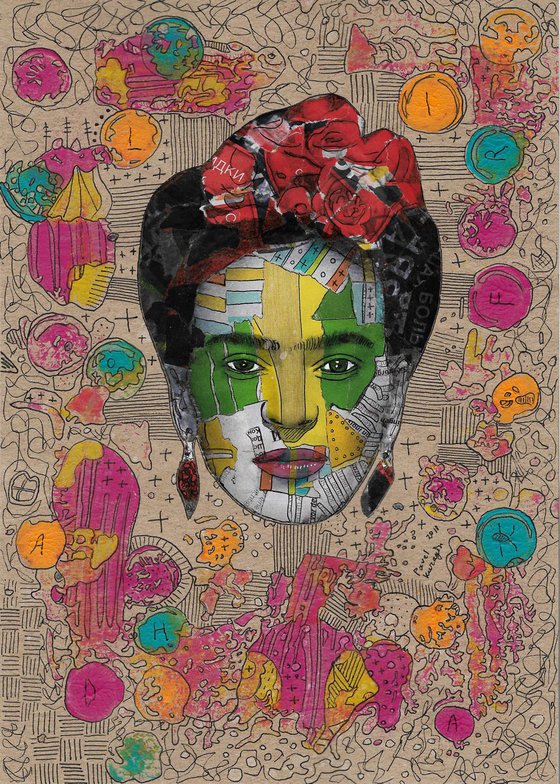 Portrait of Frida # 8