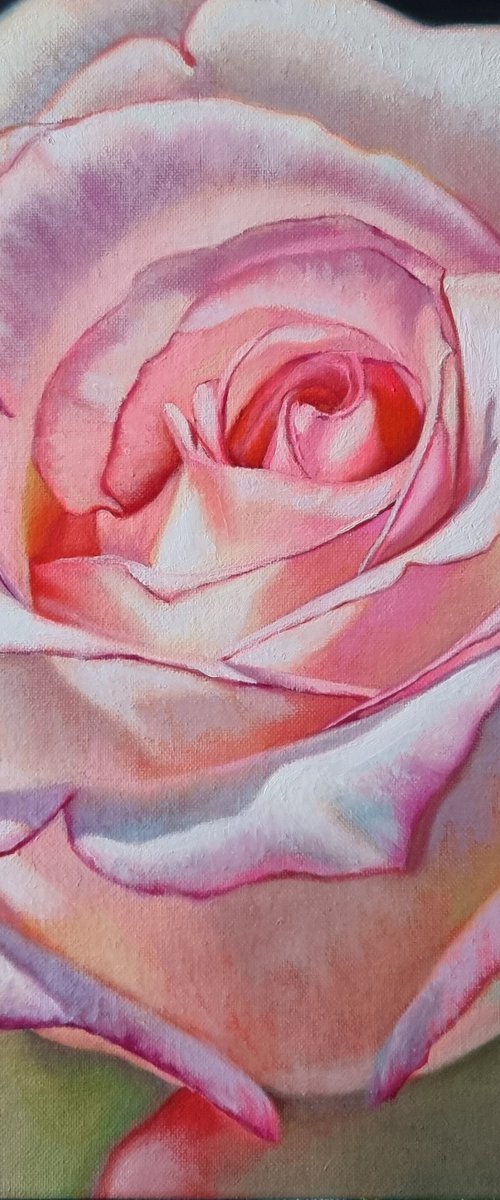 "The scent of tenderness.  "   flowers  liGHt original painting  GIFT (2022) by Anna Bessonova (Kotelnik)