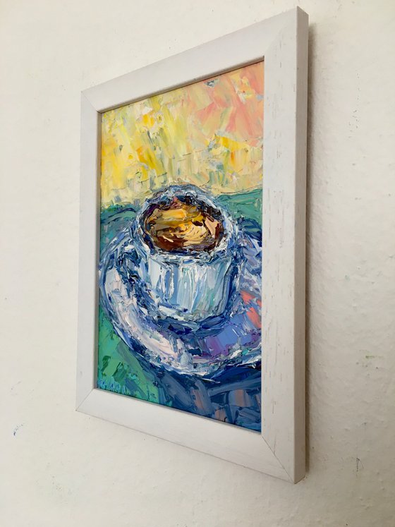 Miniature painting for a café