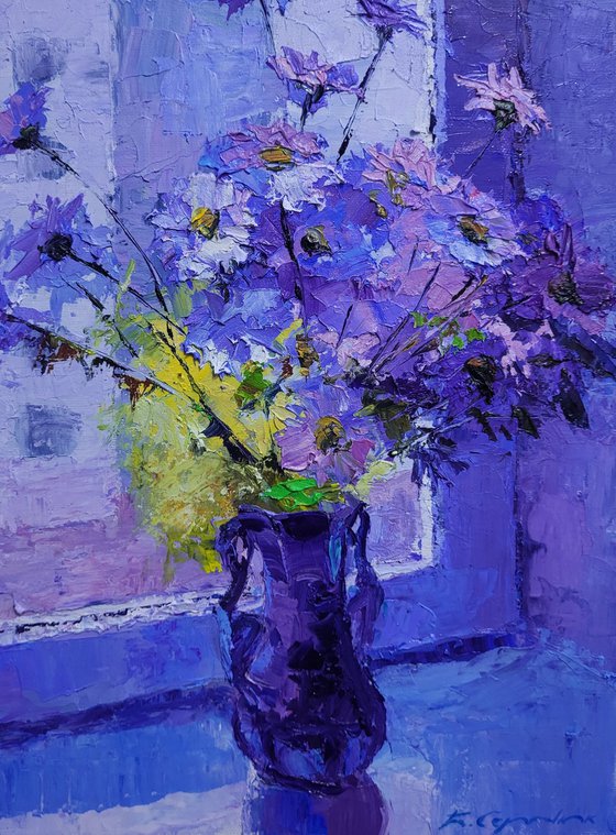 Daisies On The Windowsill