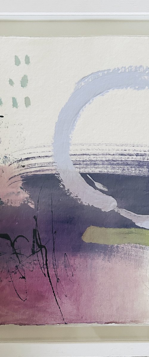 Conversation with line and colour 63 by Ryoko Minamitani