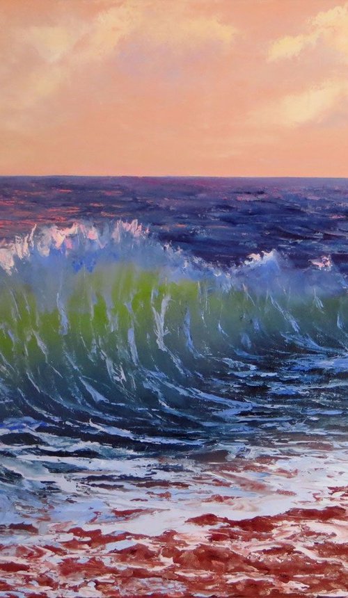 Oceanic Surge: On the Crest of a Wave (2014) by Lumina Studio