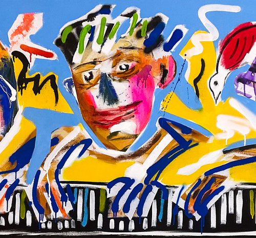 Pianists 180 X 70 CM / 70,86 Х 27,55 INCH by V. Lishko
