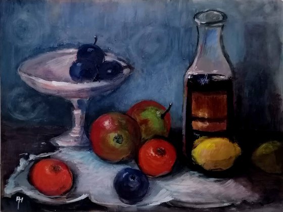 Still life with fruit