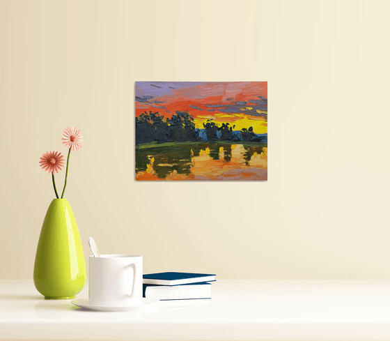 sunset landscape