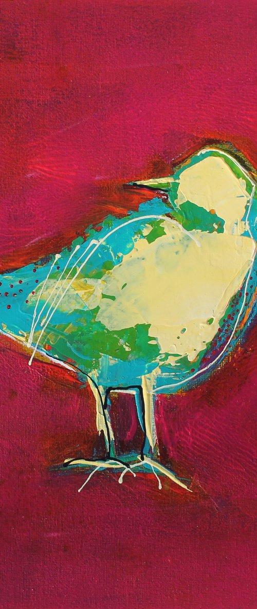 Bird - Autumn. by Tatjana Auschew
