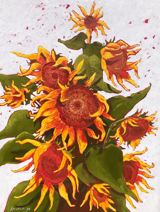 Golden Sunflowers