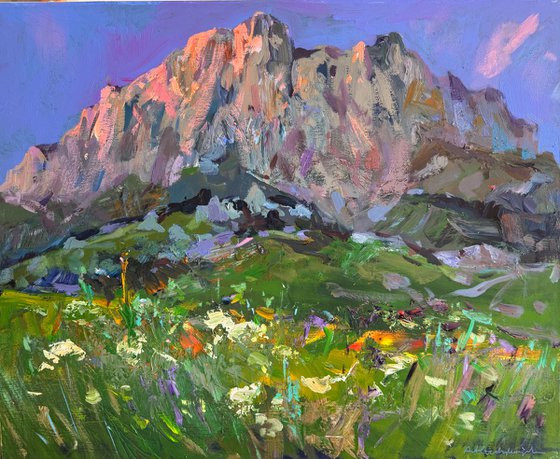 Summer evening.Formigal