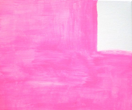 Slave to Love (Pop art abstract pink)