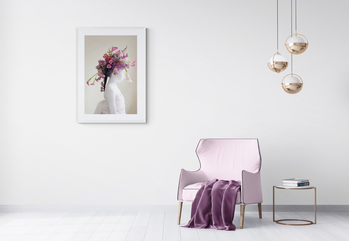 Expressive Portrait Photograph By Ziesook You, 24 X 36", Scent Of Broq-Pa 07102020, Original Artwork