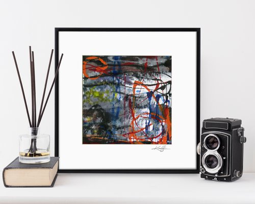 Urban Poetry 4 - Abstract Painting by Kathy Morton Stanion by Kathy Morton Stanion