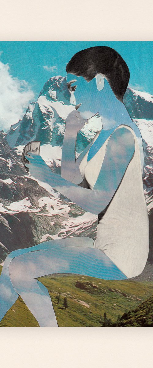 Lady in Blue by Jon Garbet