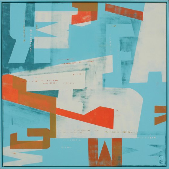 Typopop in turquoise