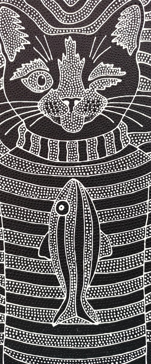 Hypnotic Cat 3 by Oxana Lazari